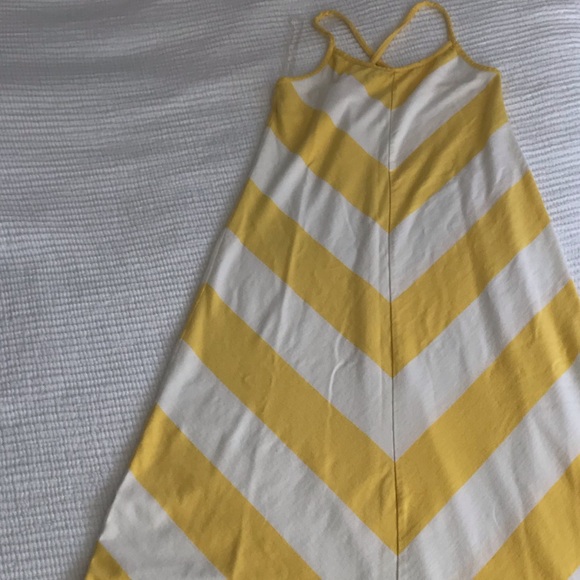 GAP Sunny Yellow Chevron Maxi Dress - Picture 4 of 5
